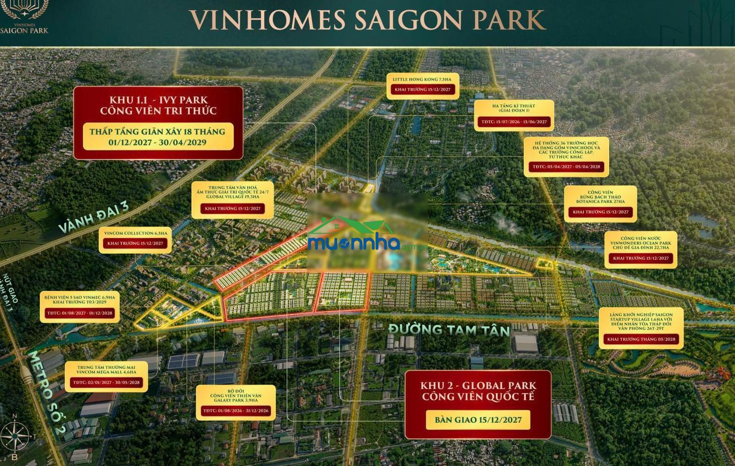 Căn góc 2 mặt tiền đối diện công viên dự án vinhome saigon park - 3