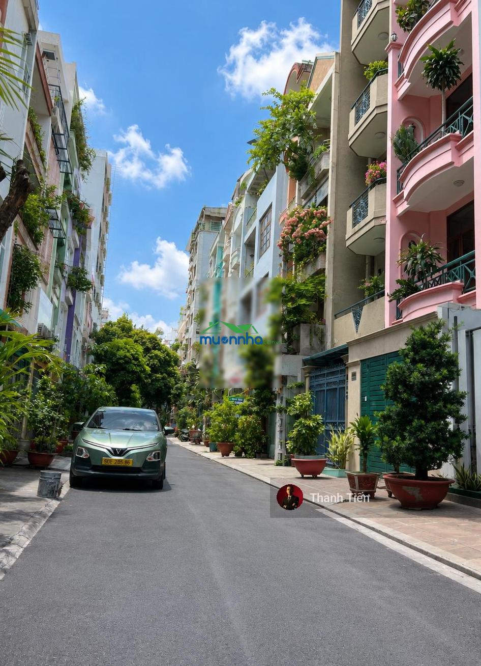 Bán nhà đẹp 4 tầng 8x16m. hđt 60tr/tháng. hẻm vip đường hồng hà, khu công chức - 27 tỷ thương lượng - 3