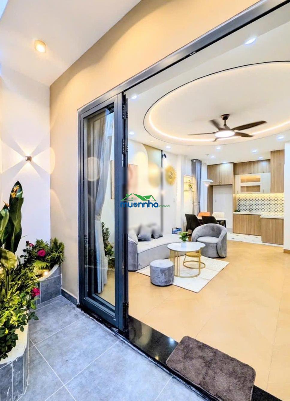 Nhà mới nguyễn văn đậu - gần đh văn lang - 45m2 - sát hxh thông - ngang 5m - hẻm nhựa sạch - 3