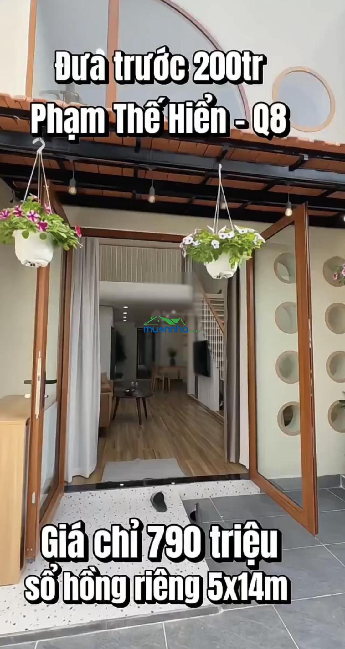 Chính chủ cần bán nhà 5x14m. giá 790 triệu. gần chợ phú lợi 2. nhà hiện đang cho thuê 12tr/tháng.