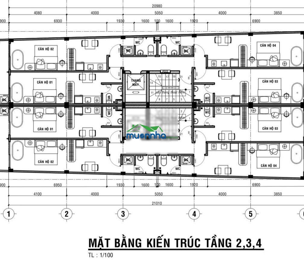 29.5 tỷ sở hữu tòa chdv trường chinh,tân bình,dt:9.5x27m-nh:11m, 6 tầng thang máy,35 chdv, tn:200tr - 3