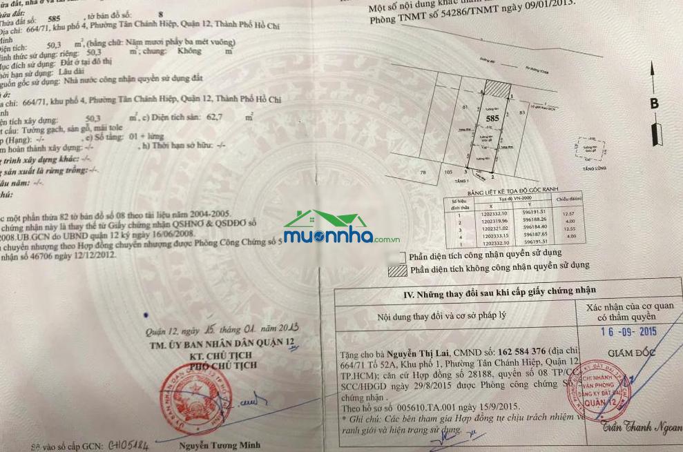 Hẻm 158 lâm thị hố, trung mỹ tây, chính chủ cần bán nhà - 3