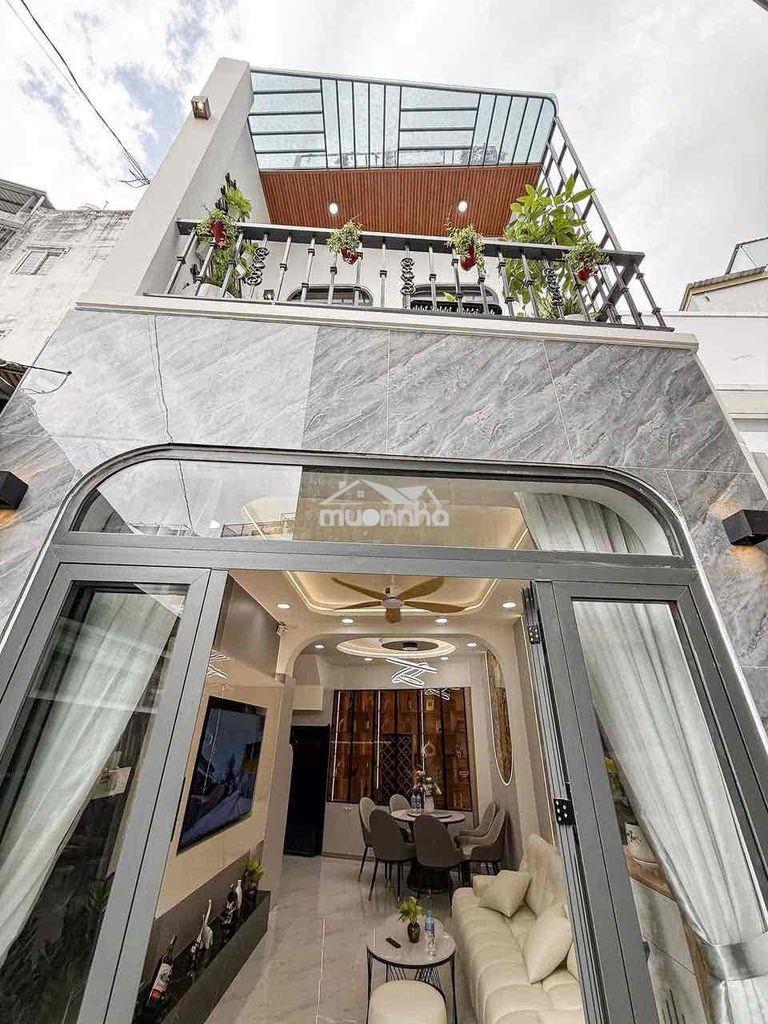 3 tầng sân thượng - dt: 45m2 - nguyễn trung trực - nở hậu - chỉ: 6.8tl