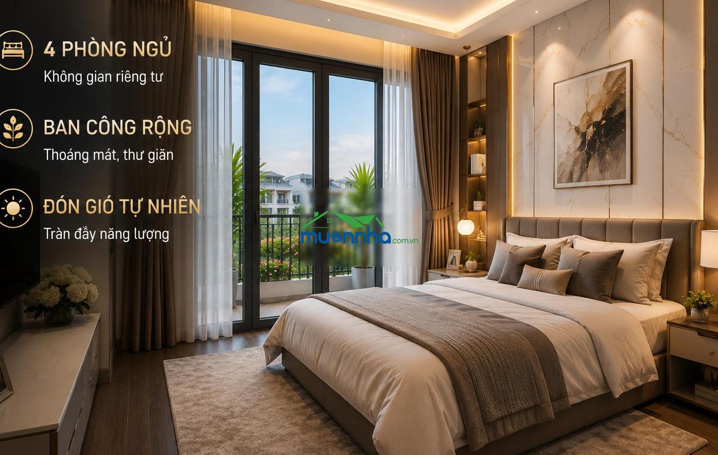 Nhà phố hiện đại 1 trệt 3 lầu - 80m2 - đường 19m - giá 7 tỷ 990