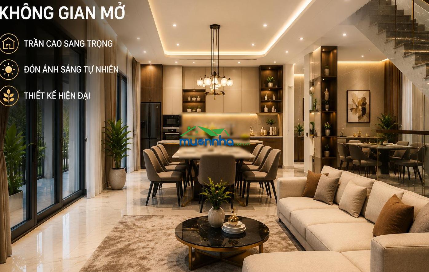 Nhà phố hiện đại 1 trệt 3 lầu - 80m2 - đường 19m - giá 7 tỷ 990 - 4