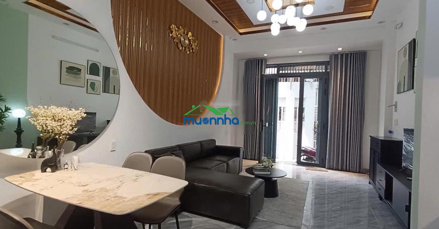 Mới đẹp ở ngay phạm hùng q8 - đầy đủ nội thất - 41m2 - ngang to 4.1m - 4 tầng 7.2 tỷ - 4