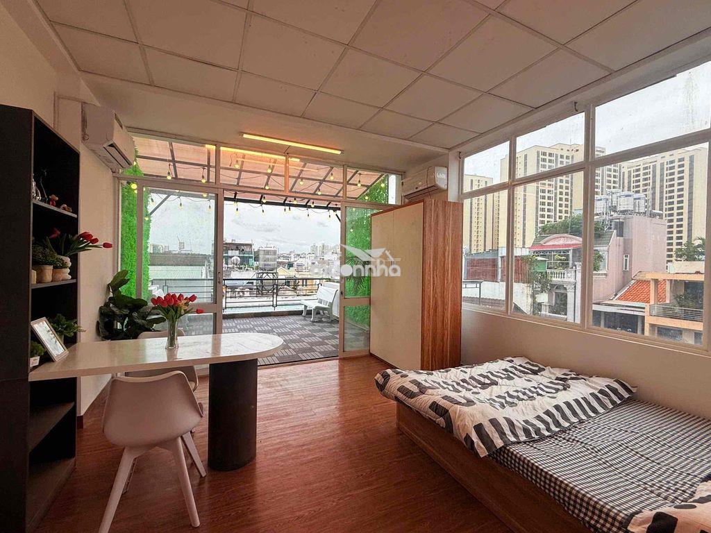 Cho thuê căn 1pn tách bếp balcon full nt thành thái gần đh kinh tế q10 - 3