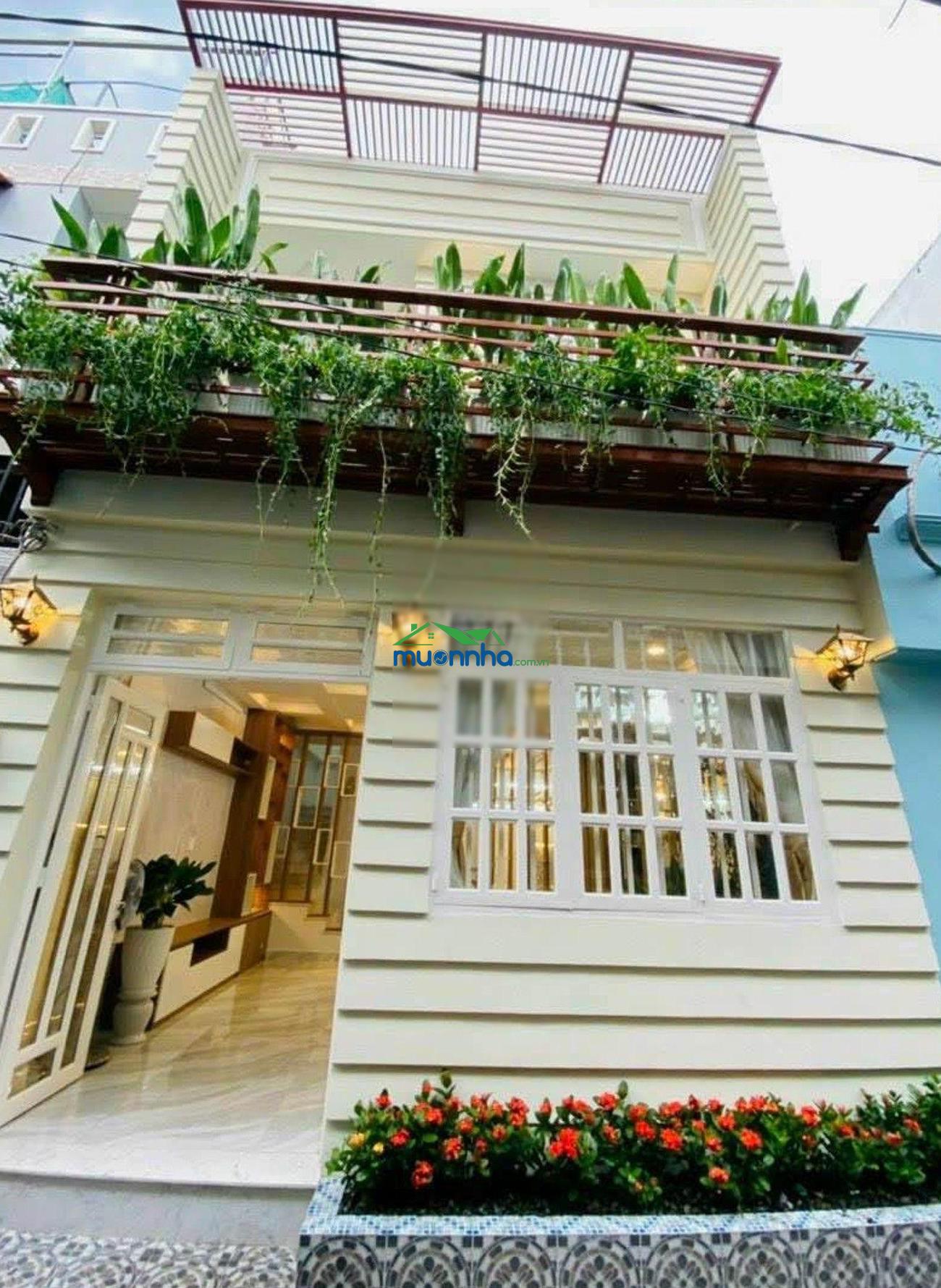 Chủ gấp giảm 100 tr. giá chỉ còn 4,4 tỷ. hẻm 1806 huỳnh tấn phát, nhà bè, 3pn - 2