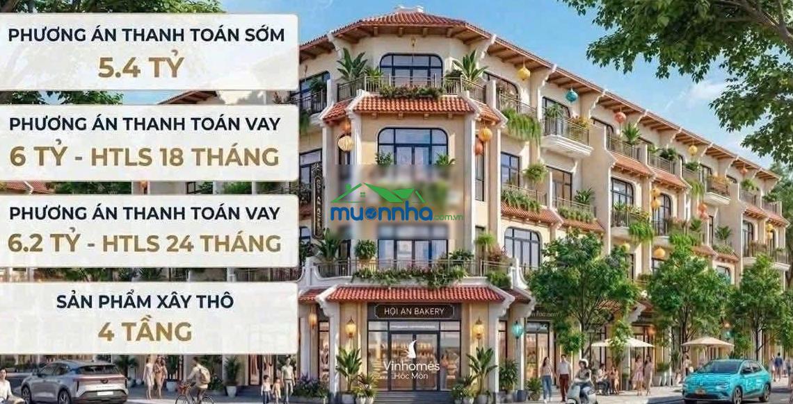 Bán nhà phố giãn xây vinhomes saigon park 50m, dt xây 146m, giá bán chỉ 5ty250 giá tốt - 2