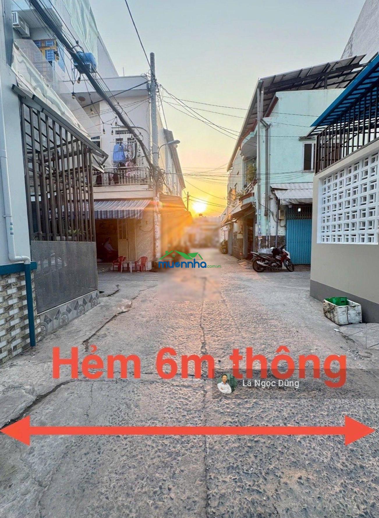 Bán nhà 3 tầng - 4x12, hẻm 6m thông, đường hương lộ 2, giá nhỉnh 4 tỷ (tl) - 4