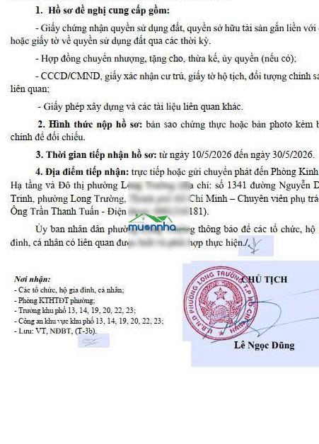 Bán nhà 39j/7 gò cát (p. phú hữu cũ) nay là p. long trường, tp. hồ chí minh. 6,3 tỷ - 3