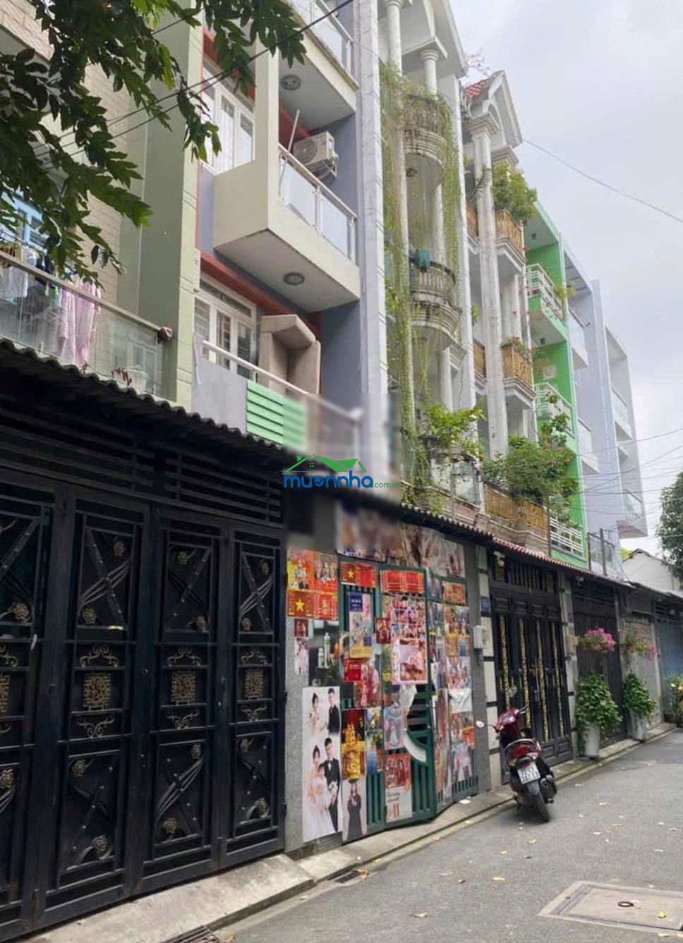 Bán nhà 4 tầng 4x15m hẻm xe hơi khu phân lô đường phạm văn chiêu phường an hội tây gò vấp chỉ 7tỷ8
