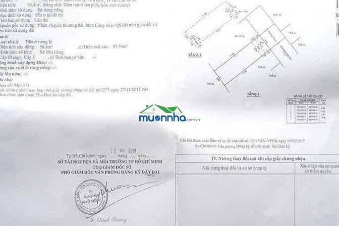 Chủ gấp bán ! nhà đẹp tâm huyết hxh _ tam phú thủ đức _ 56m2(4,223,4m)