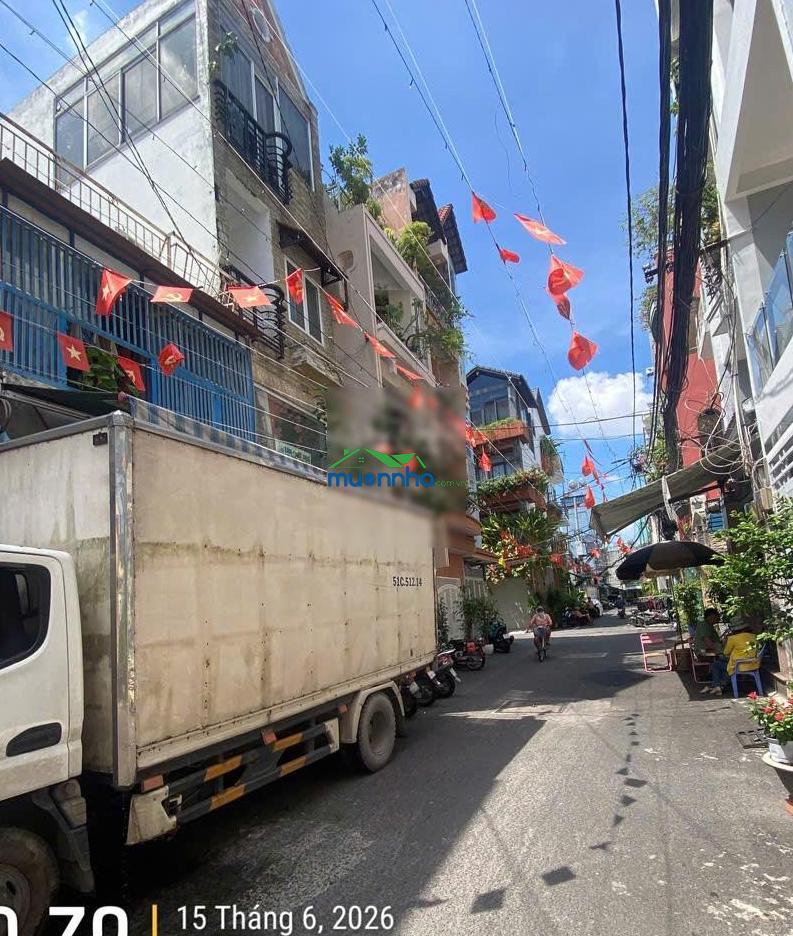 Nhà 4 tầng giá 8,7 tỷ hẻm 8m cực hiếm! dt: 3,3 x 11m dt: 36,6m², huỳnh văn bánh, quận phú nhuận!