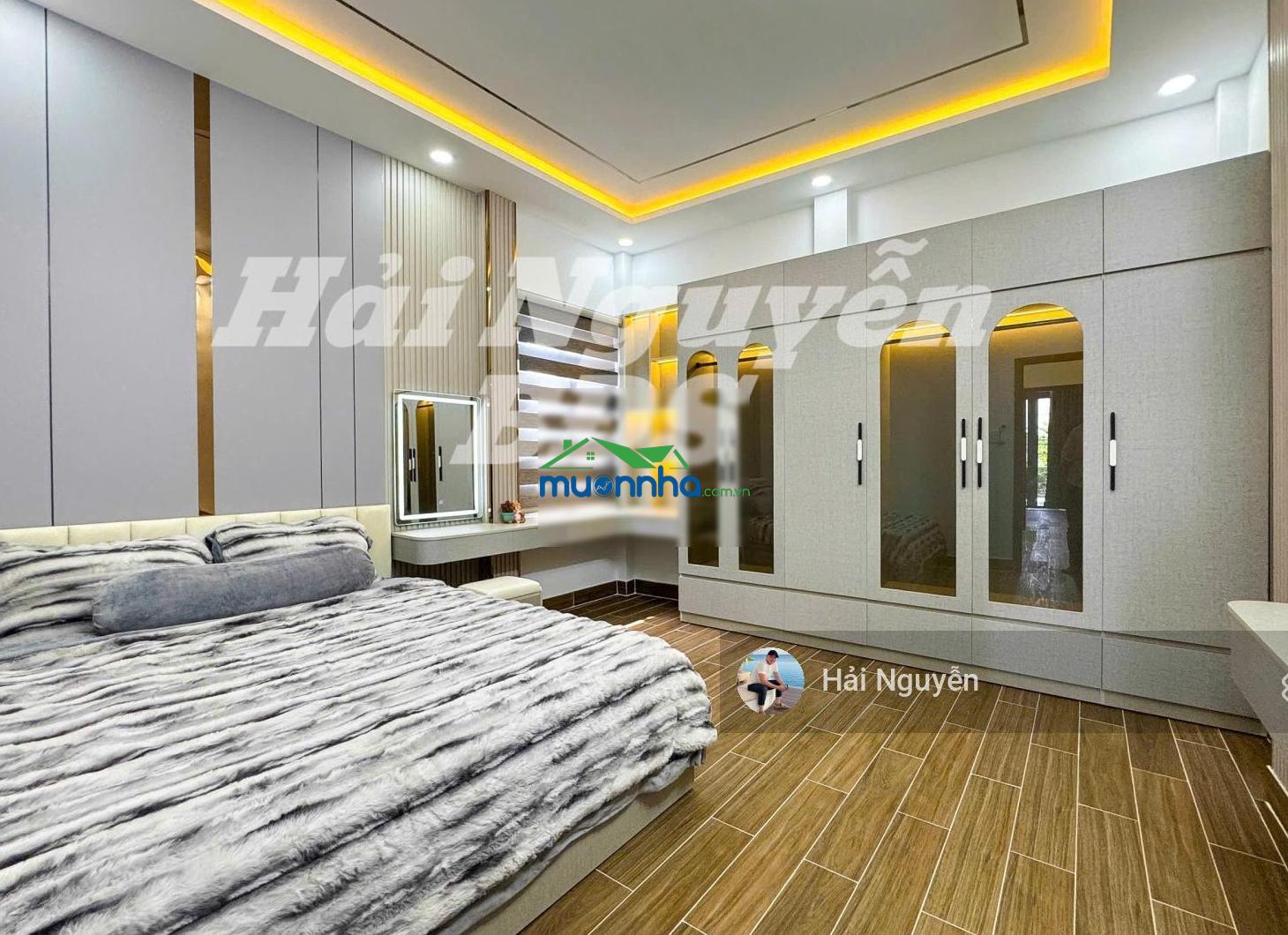 Nhà đẹp hẻm 6m xe hơi ngủ trong nhà huỳnh tấn phát nhà bè - 4m x 16m - 5 tỷ 750 - 4