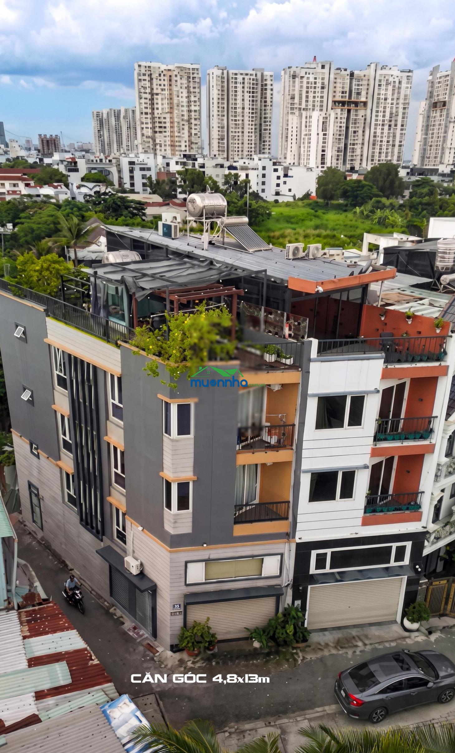 Chỉ 8,5 tỷ, căn góc 4 tầng 4,8x13m hẻm xe hơi huỳnh tấn phát quận 7 - 2