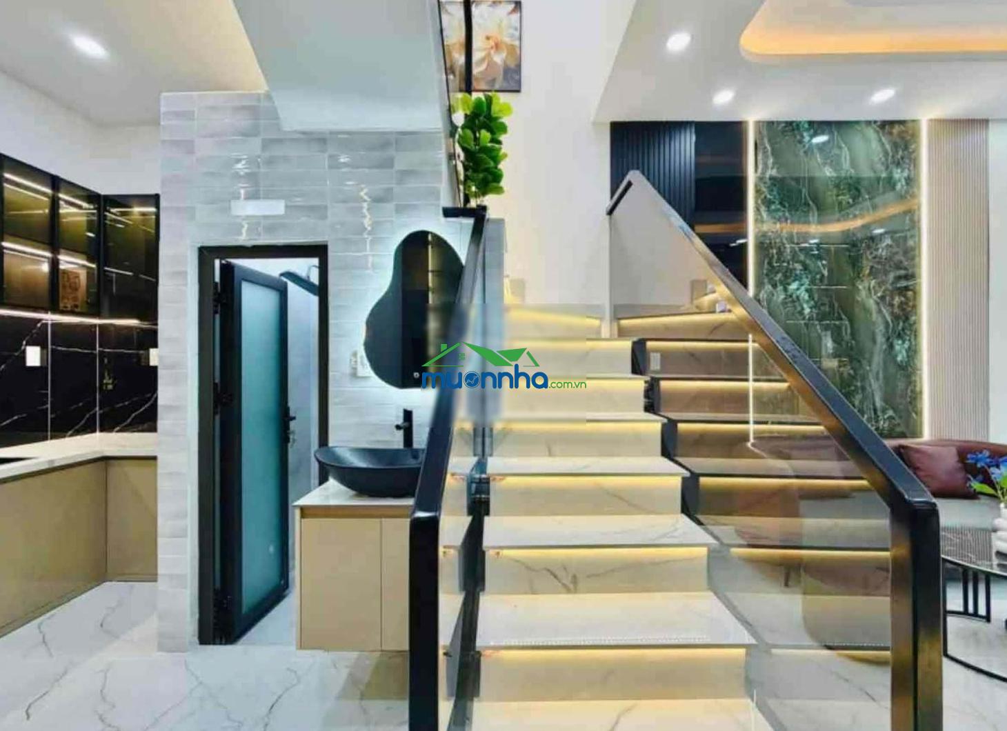 Hẻm xe hơi - phan huy ích - 2 tầng mới - full nội thất - có phòng ngủ dưới trệt - 40m2 - 4.25 tỷ - 4