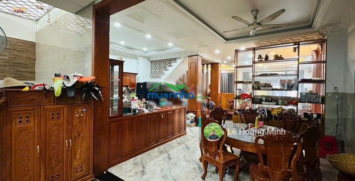 Biệt thự sân vườn 8m x 30m. 4 tầng hẻm 10m trung mỹ tây q12 - 4