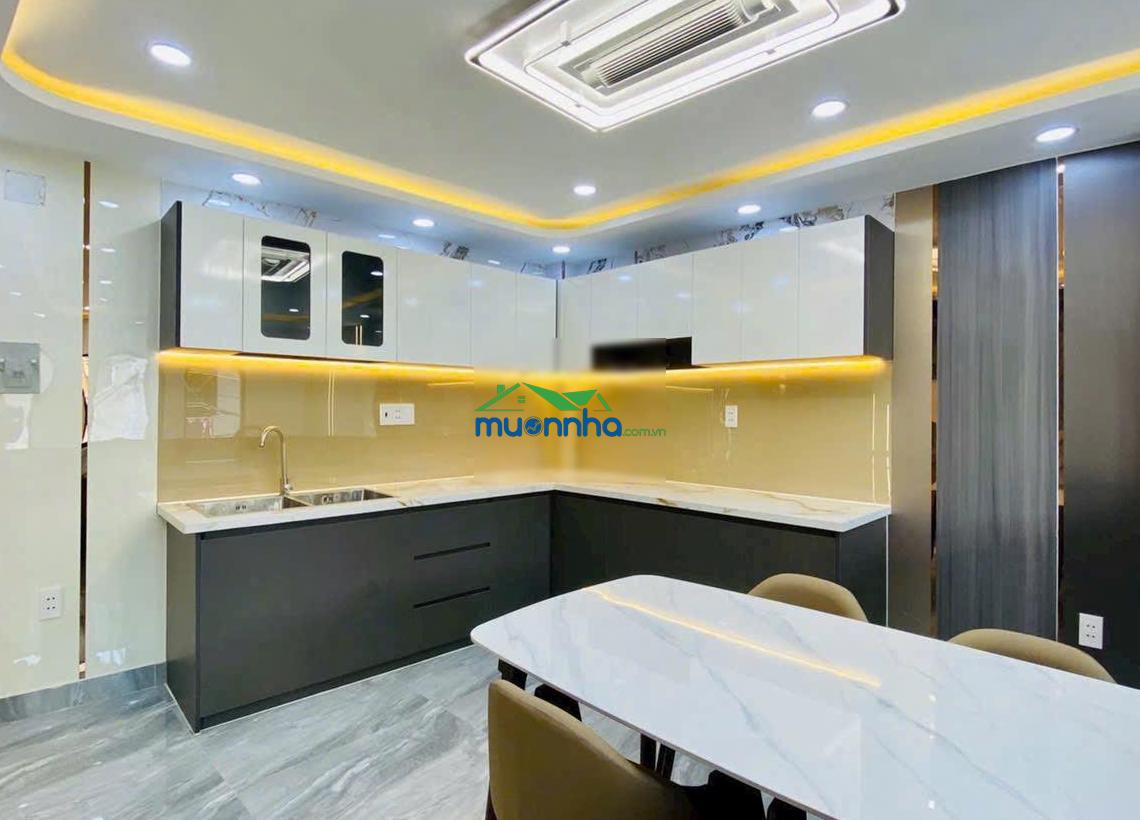 Bán nhà mới xây ở quang trung gần chợ hạnh thông tây sân bay emart 2 - 2