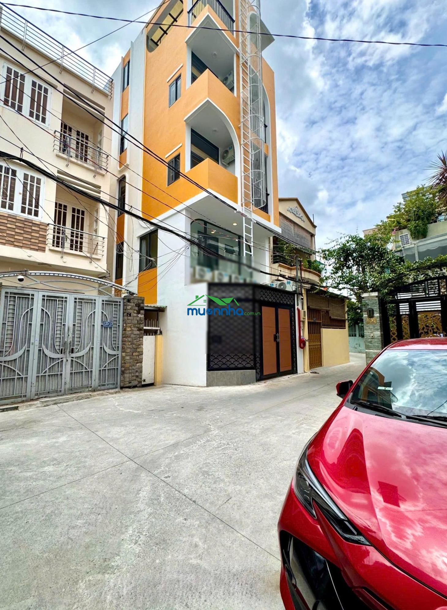 Tân bình - huỳnh văn nghệ - chdv có thang máy, 90m2 - 6 tầng, 15 phòng full nội thất - 2