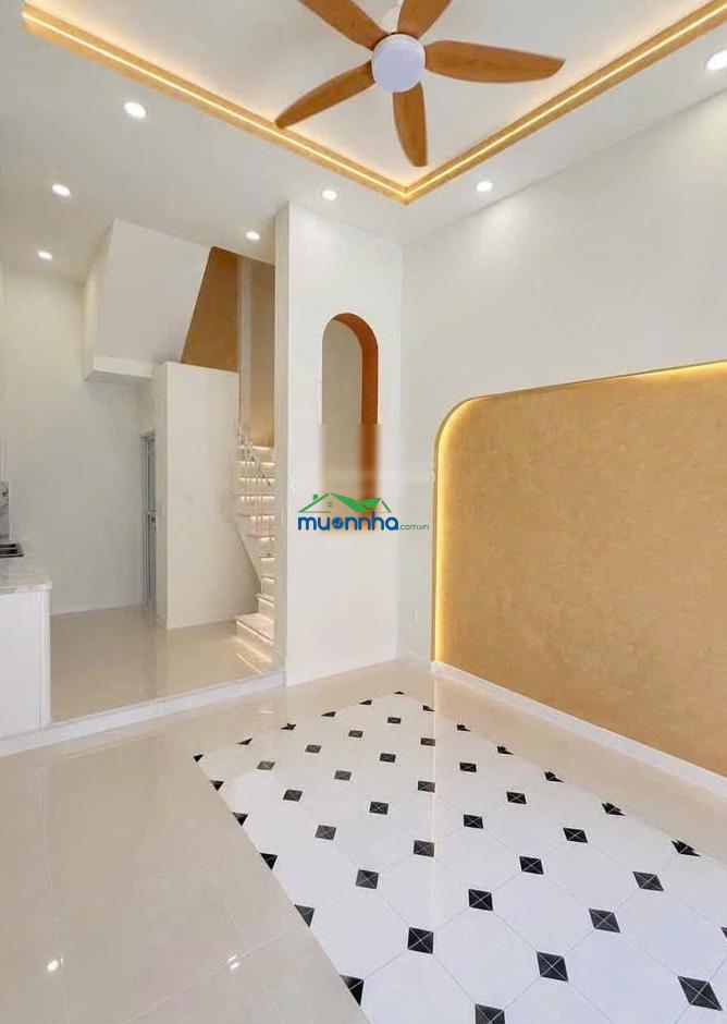 Bán nhà đẹp 4 tầng vào ở ngay. khu dân cư hoàn công đủ. hẻm rộng 3m thông thoáng.