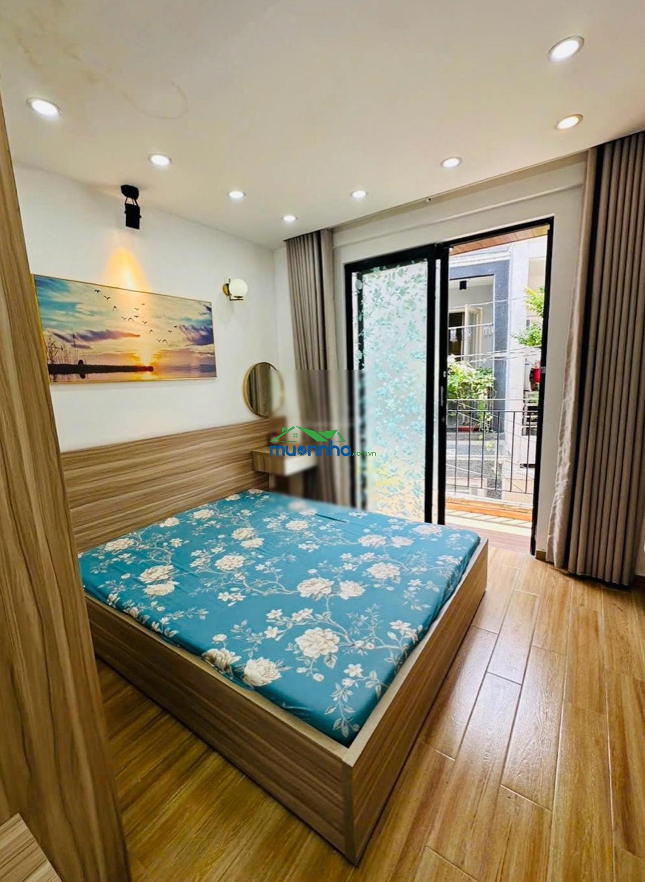 Nhà đẹp 3 tầng full nội thất, 24m2 (3,3*8), hẻm vf3, bùi quang là gv, chỉ 3,3 tỷ (bl)