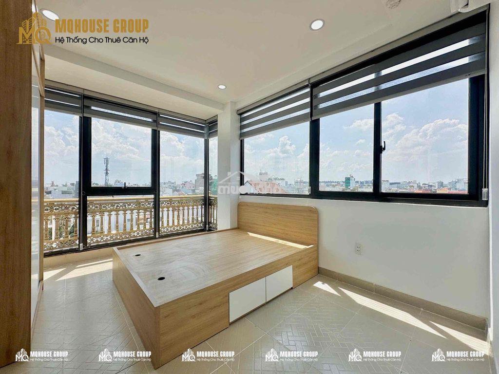 Cho thuê căn hộ penthouse 1pn tách bếp, ban công, full nt ngay aeon tp - 4