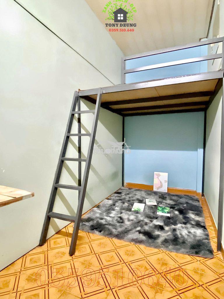 💥Phòng gác rộng, có cửa sổ thuận tiện qua vincom phan văn trị 2p đi xe - 2
