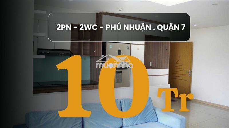 Cho thuê chung cư căn gốc : 2pn 2wc jamona city quận 7 giá :10tr