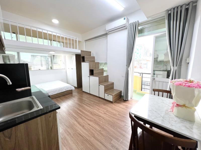 Duplex ban công full nội thất máy giặt riêng cho 2-4ng ở - 2