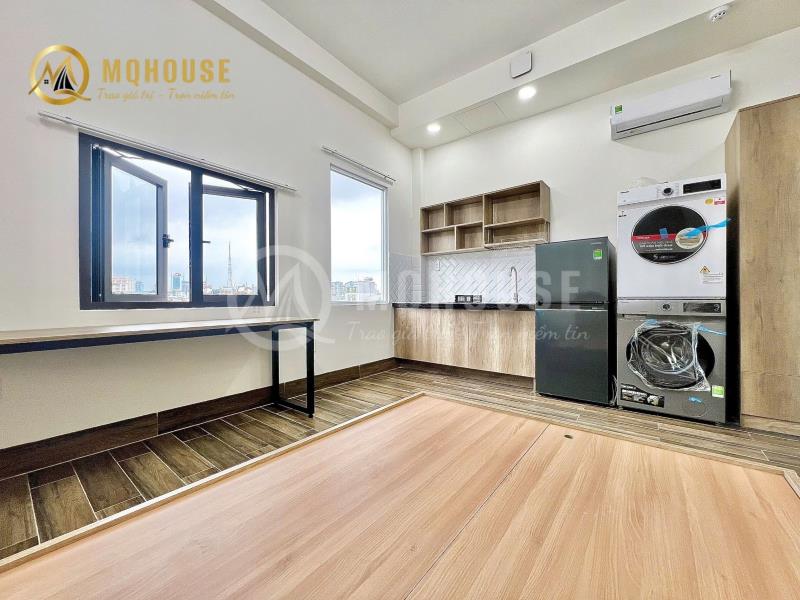Stuido mới 100% thang máy, giặt sấy riêng gần cầu thị nghè, thảo cầm viên, bờ kè hoàng sa, ngã tư hàng xanh