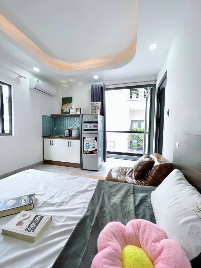 Căn hộ ban công, gần chợ bà chiểu, dễ di chuyển quận 1, bình thạnh - 4