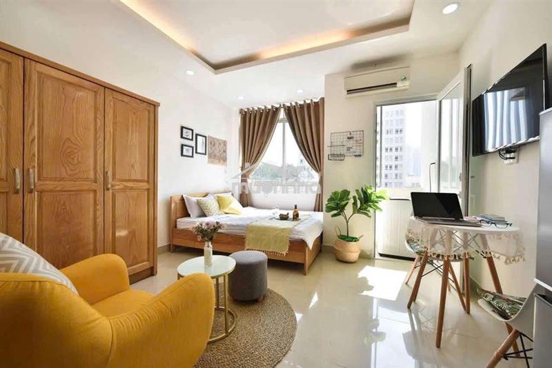 🏡Gần cơ quan pccc quận 1💐căn hộ studio bancong đầy đủ nội thất