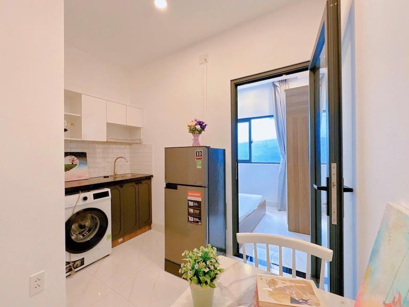 Cho thuê căn hộ 1 phòng ngủ máy giặt riêng đường bình lợi gần đại học văn lang cơ sở 3
