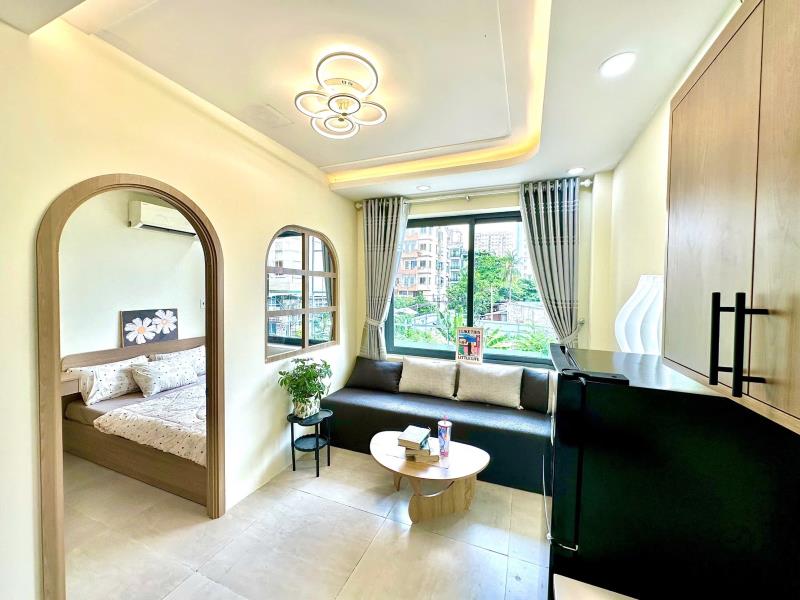 Khai trương 1pn cửa sổ thoáng, gần đại học văn lang, học viện cán bộ , nguyễn xí, đặng thùy trâm, nơ trang long - 3