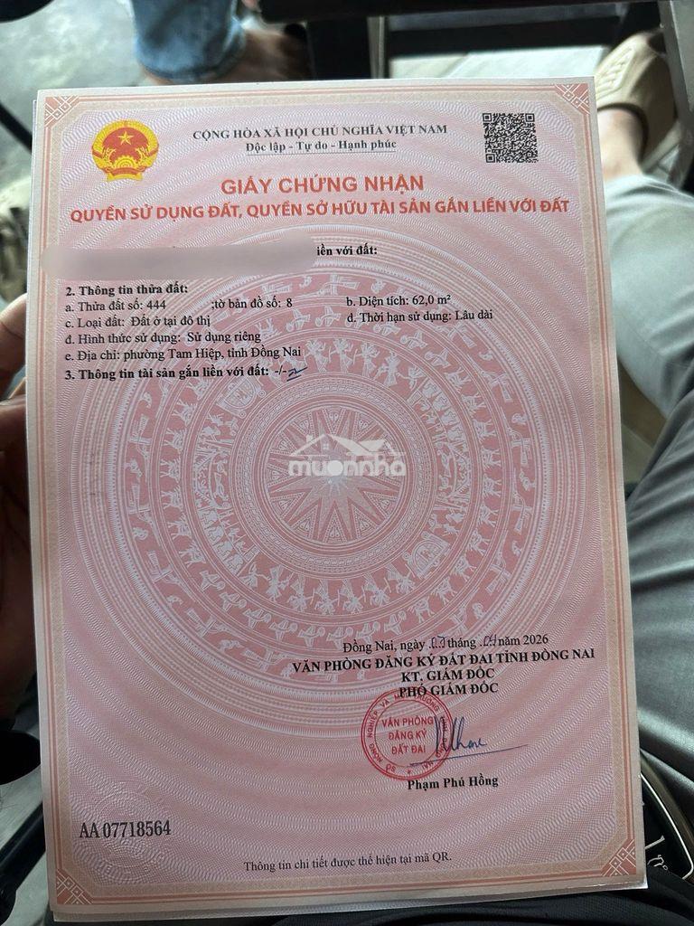 Bán đất 1 sẹc lý văn sâm vào 30m - gần trường tiểu học tam hiệp a - 3