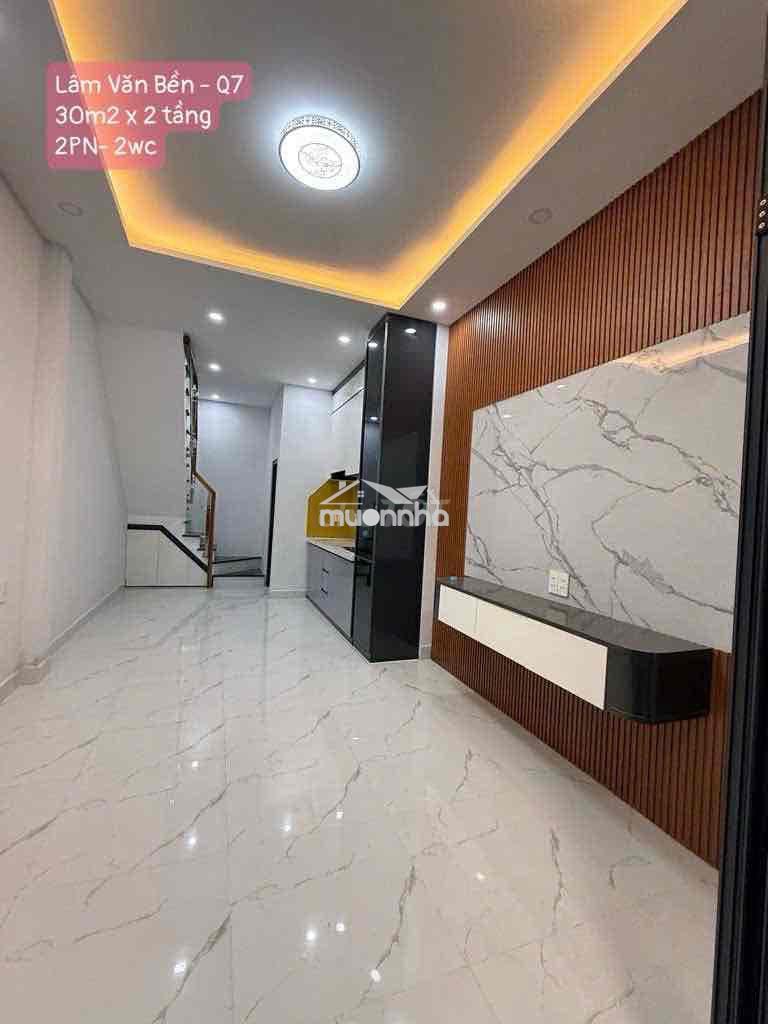 Lâm văn bền - q7 - 30m2 x 2 tầng- 2 pn - 2wc