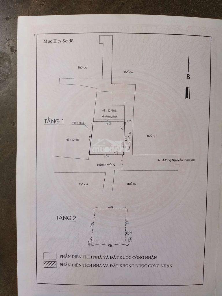 Bán nhà cũ sổ hồng riêng,hẻm xe hơi 42 yên đỗ,bà chiểu. - 4