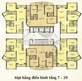 Căn hộ 130m vuông,3 phòng ngủ,3 wc,1pk,1pb,pă - 2
