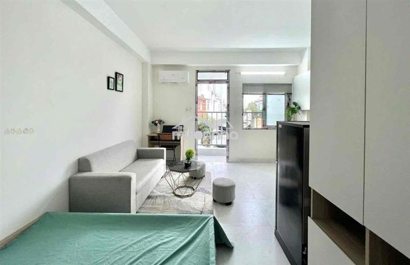 Căn hộ studio ban công - cửa sổ đường nguyễn văn lượng - full nội thất