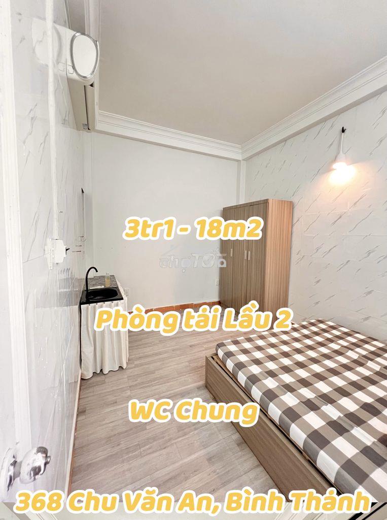 Phòng trọ p302 18m2 chu văn an bình thạnh (hỗ trợ hđ 3-12 tháng) - 3