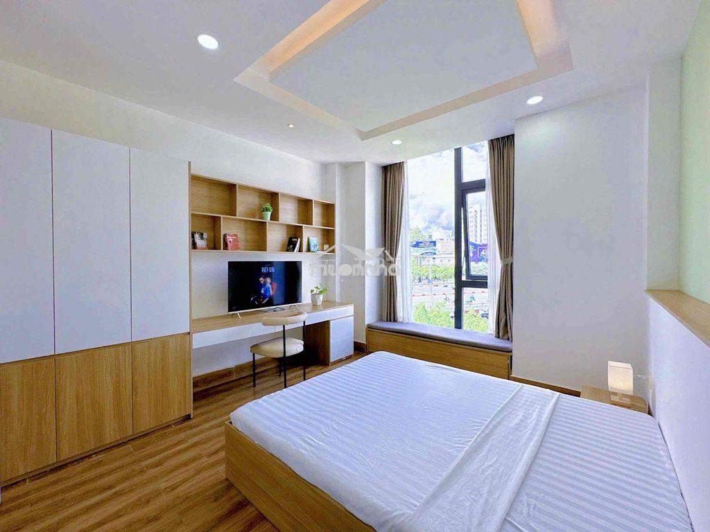 🌻Cho thuê ch 1pn - 1pk view bờ kè🌳thang máy/hầm xe🌳máy giặt riêng✨40m2 - 2