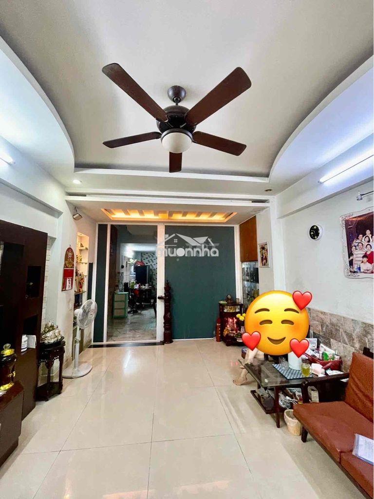 Nhà còn mới cứng 63m3 4 tầng 4pn quang trung hẻm sạch đẹp khu dân trí - 2