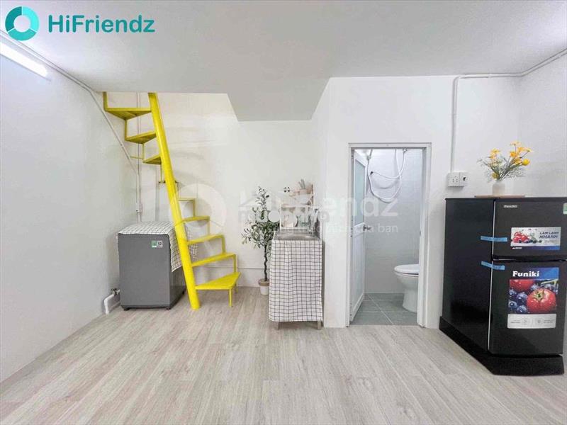 Phòng trọ giá rẻ 1 trệt 1 lầu full nội thất máy giặt riêng tại lê văn