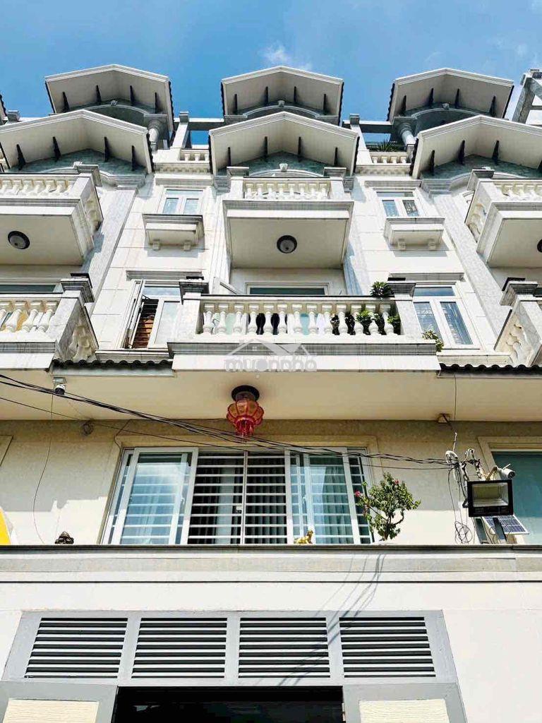 Nhà bán gần mặt tiền nguyễn văn dung, p6, gv - 4m x 17m - 5ầu mới