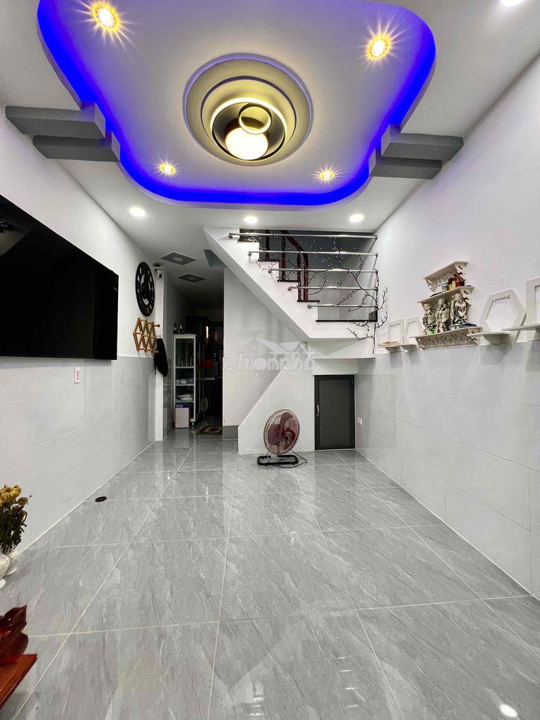 Nhà 3 tầng sổ hồng 2,1 tỷ hẻm xe hơi 5 bước chân tại nguyễn bình nhà b - 4