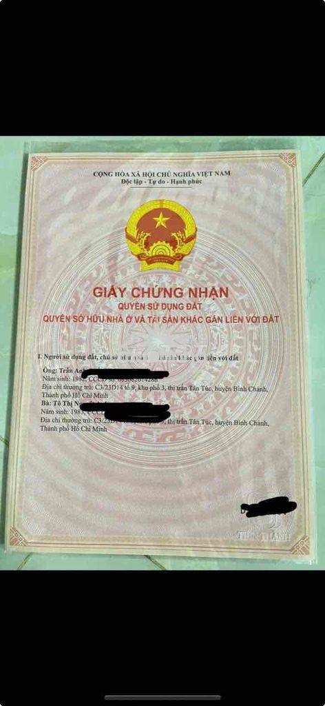 🏡 Bán nhà 1 trệt 2 lầu bình chánh, dt 4x10m, sổ hồng riêng