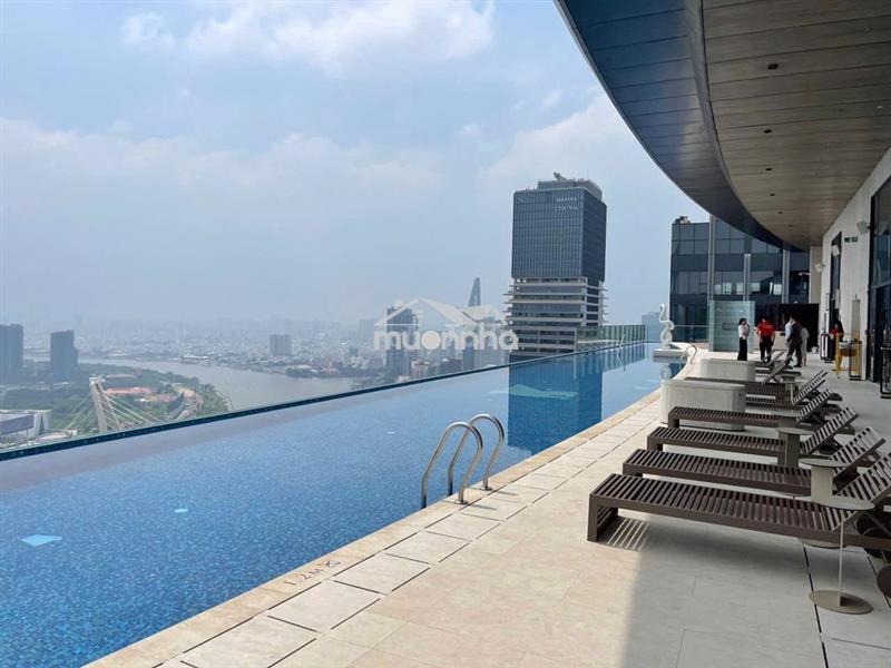 Cho thuê grand marina, tòa sea, 55tr, 62m2, trực diện sông, full nt!