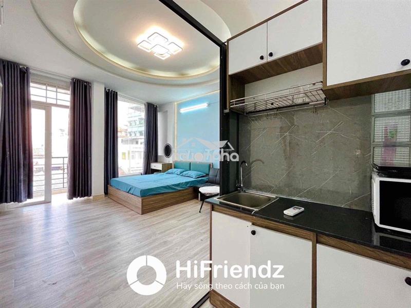Căn hộ 1pn tách bếp – ban công/cửa sổ – máy giặt riêng/full nội thất