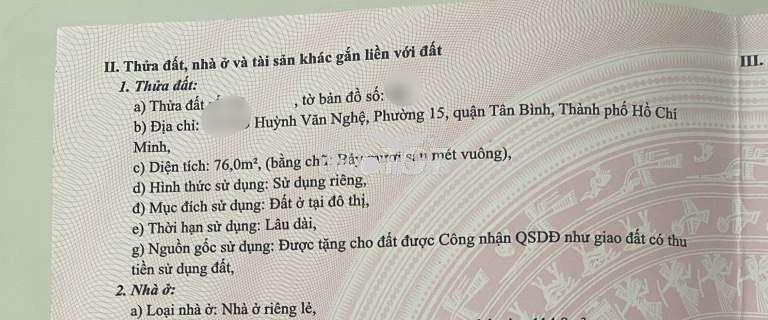 Chủ gấp bán 🚘 xe hơi đậu cửa - 5x16m - huỳnh văn nghệ - chỉ hơn 5tỷ - 2